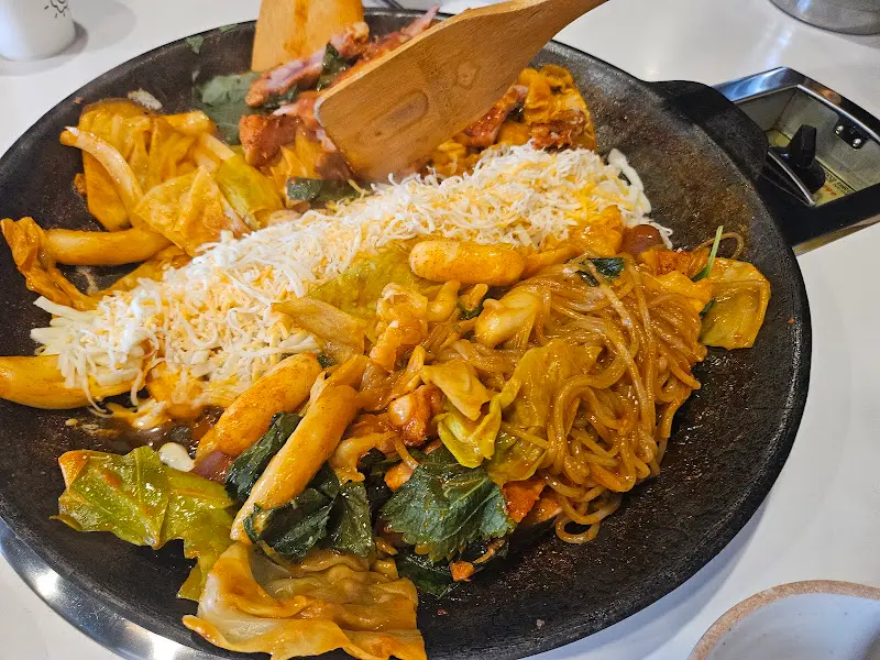 치즈폭포 닭갈비 비주얼