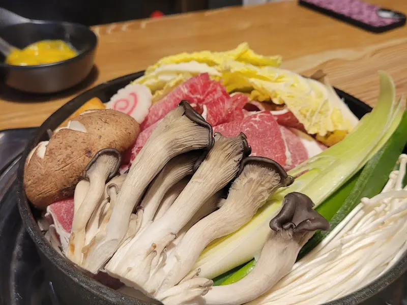 계란에 찍어먹는 스키야키