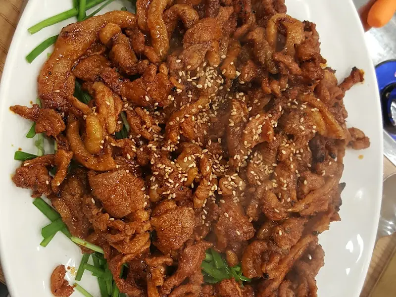 오리 석쇠 불고기