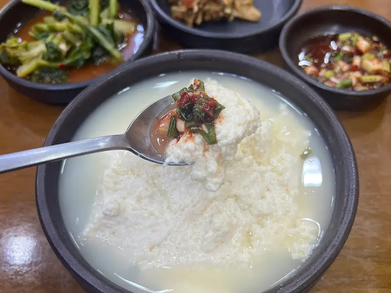 순두부찌개의 클로즈업