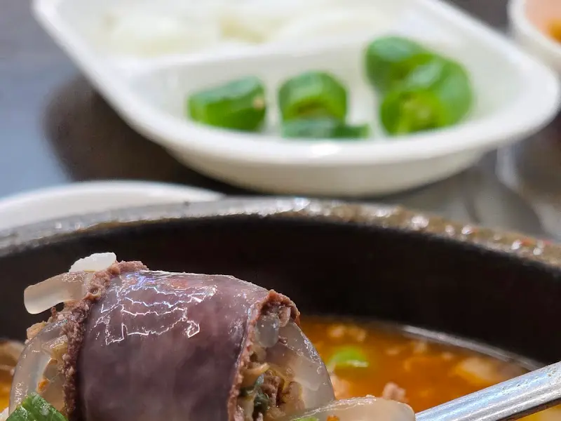 순대의 단면