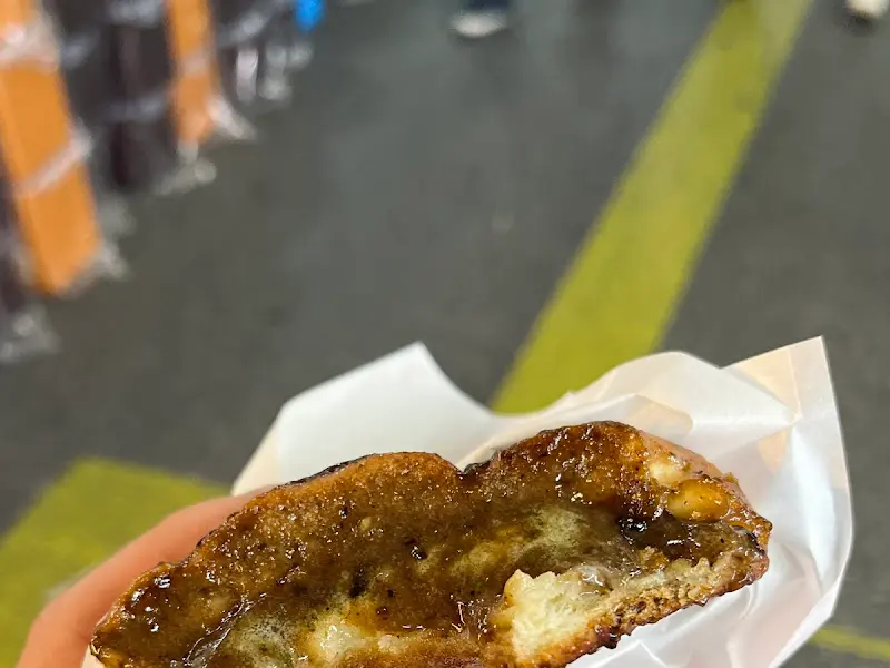 흑마늘 소금빵 단면