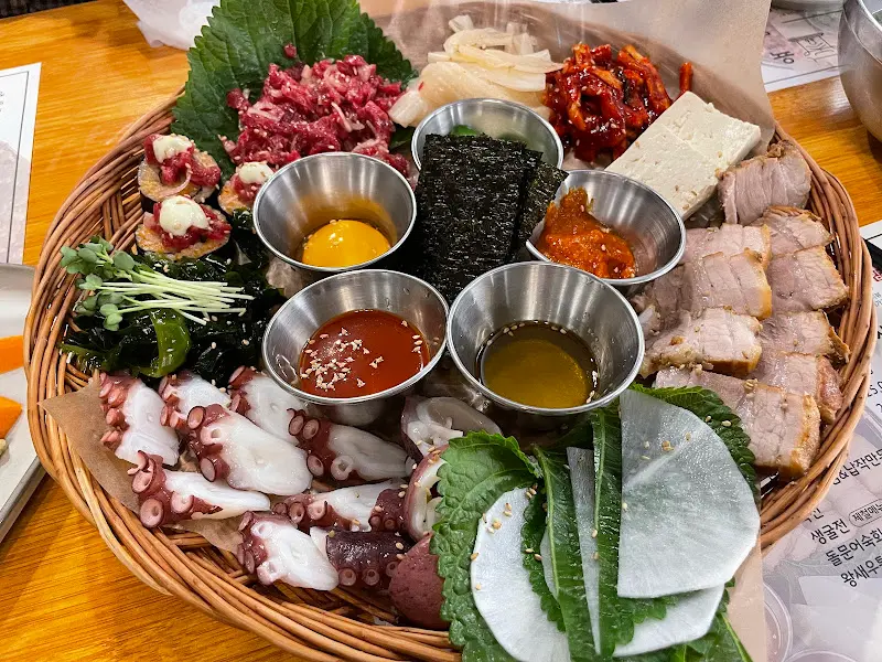 육소문 한상 디테일 사진