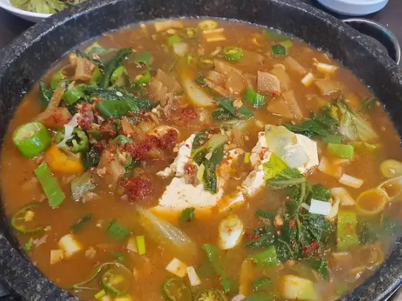 돌판된장찌개