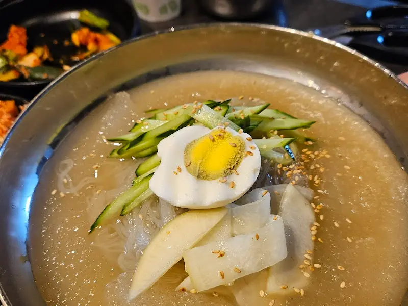 후식 고기비빔국수
