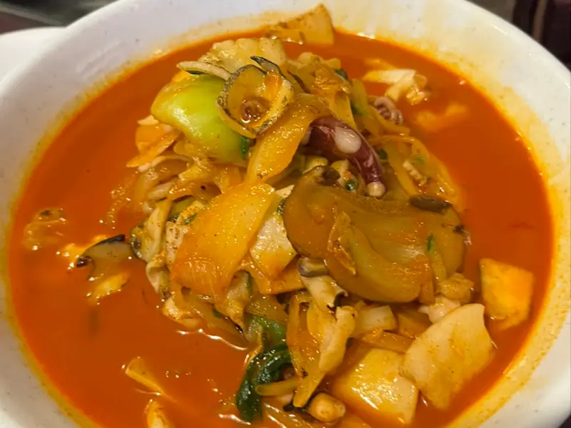 해산물이 듬뿍 들어간 삼선짬뽕