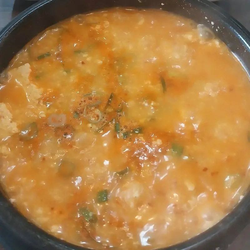 순한두부찌개의 클로즈업