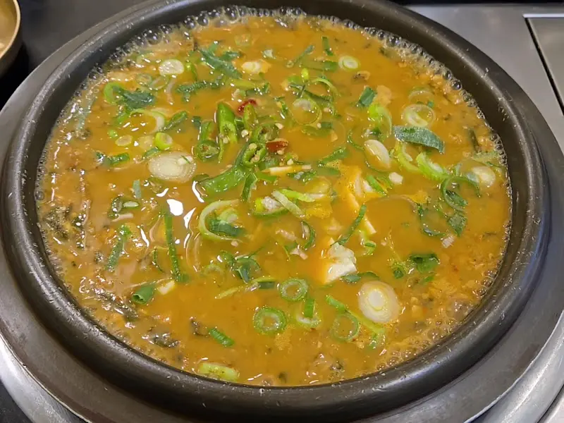 따뜻한 콩탕