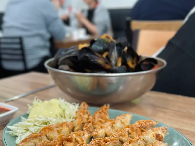 겉바속촉 군만두