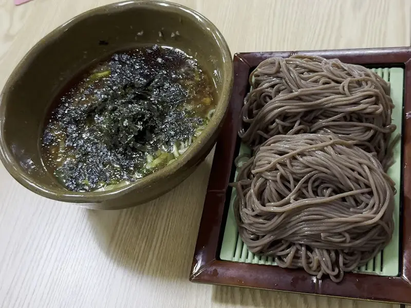 소바 면과 쯔유