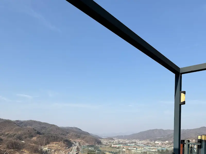 상하목장 카페에서 바라본 풍경