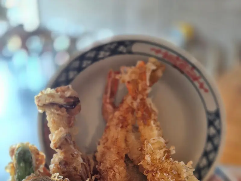 해바라기 식당 텐동 튀김 클로즈업