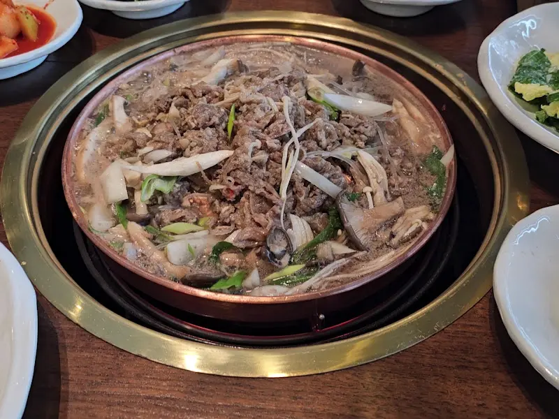 우설화 버섯 불고기 반상