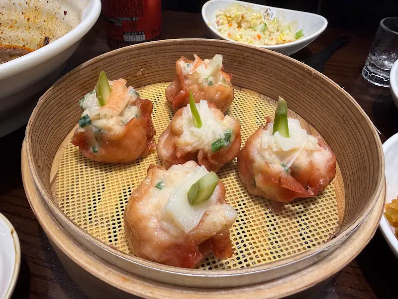 새우 아스파라거스 딤섬, 샤오롱바오, 볶음밥