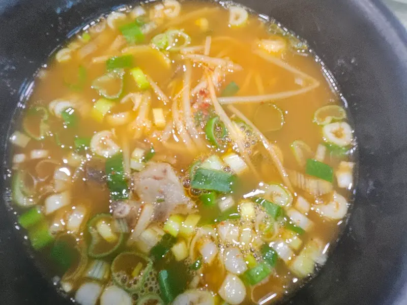 시원한 소고기 국밥