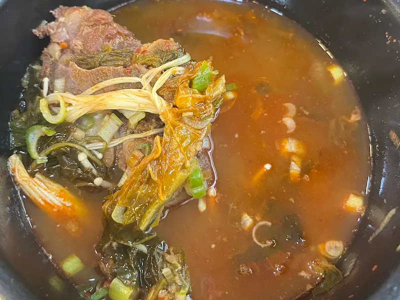 뼈해장국 디테일 샷