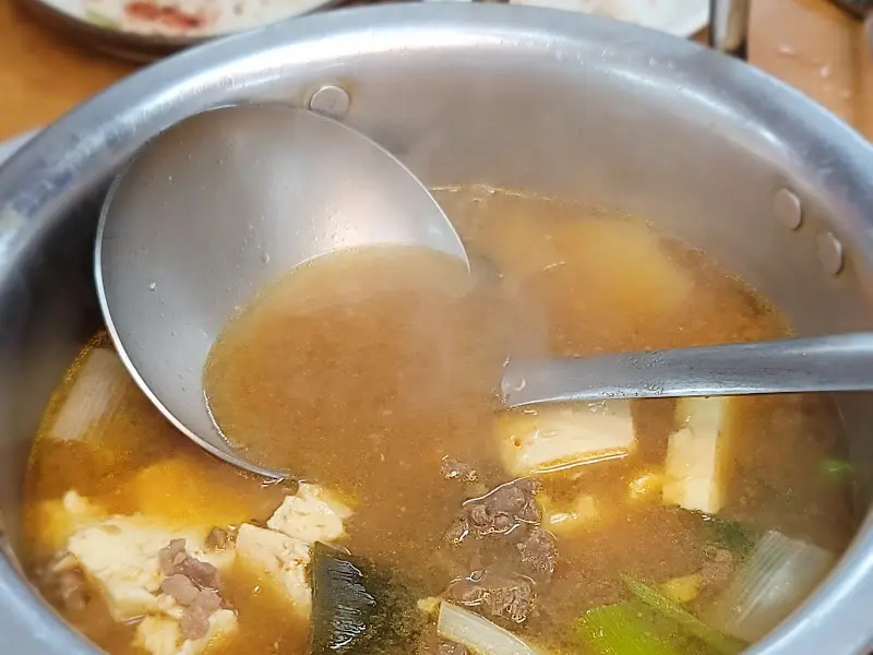 대성불고기 된장찌개