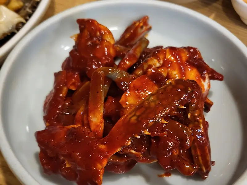 매콤달콤 양념게장 클로즈업