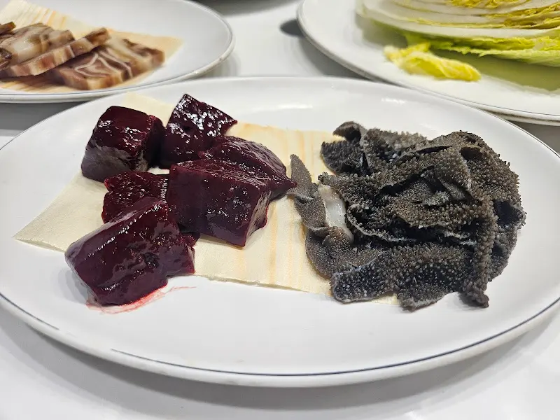 우와뭉티기 생간, 천엽