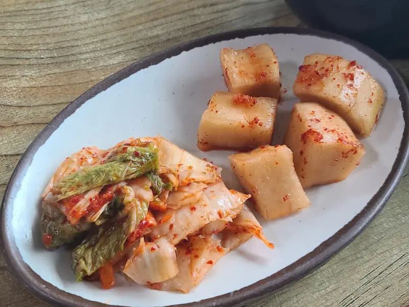 음성 설렁탕 김치 깍두기