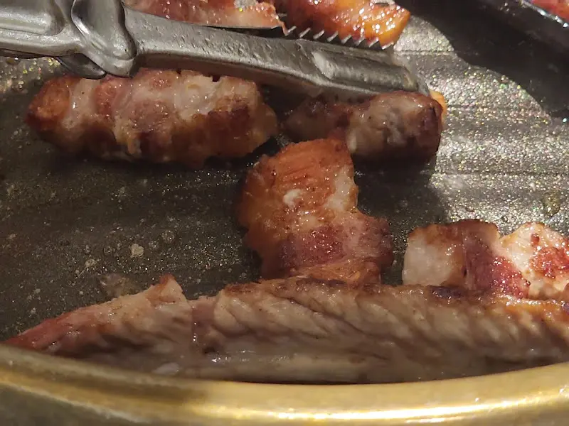 구워지는 이베리코 목살