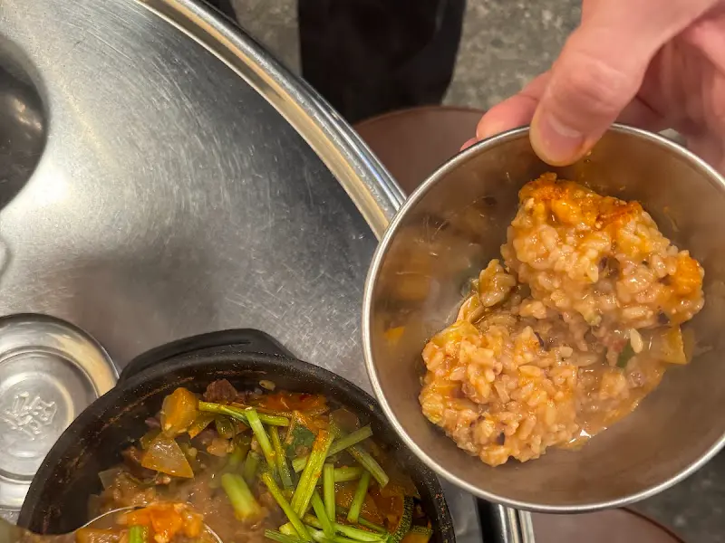 매콤 칼칼한 된장찌개밥