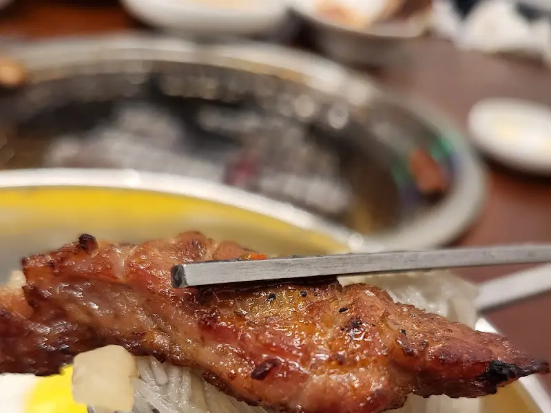 돼지갈비 근접샷