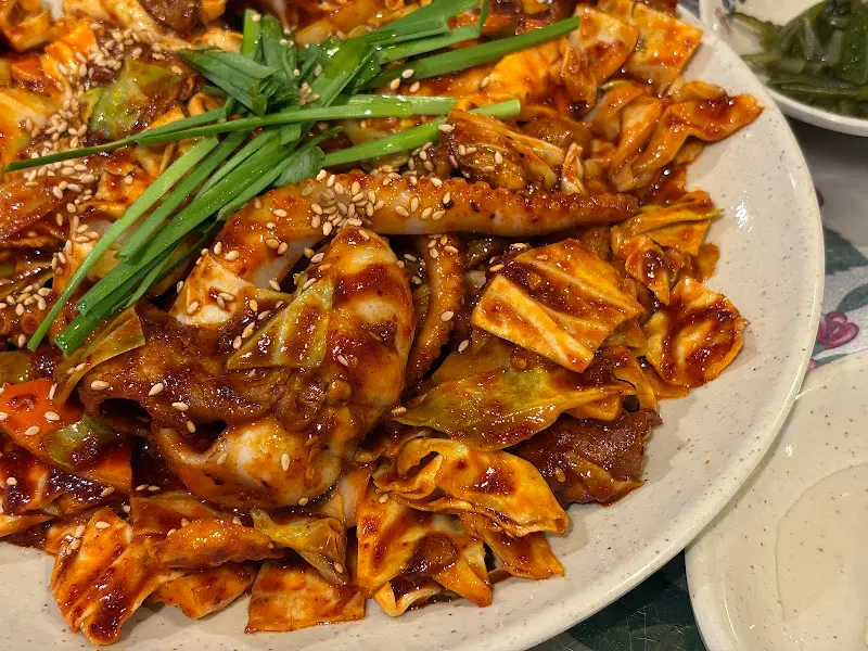 낙지볶음 근접샷