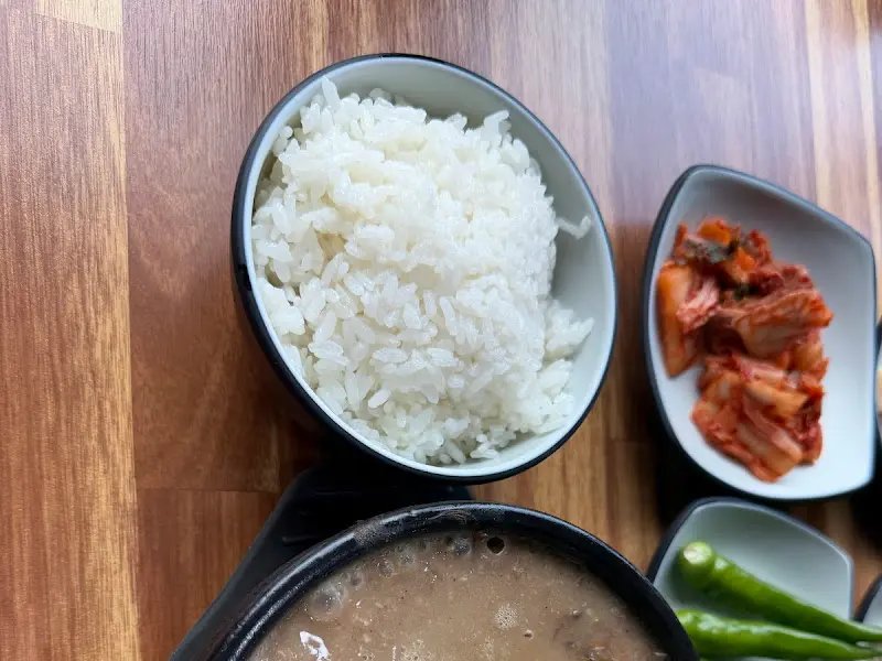 고사리육개장과 밥