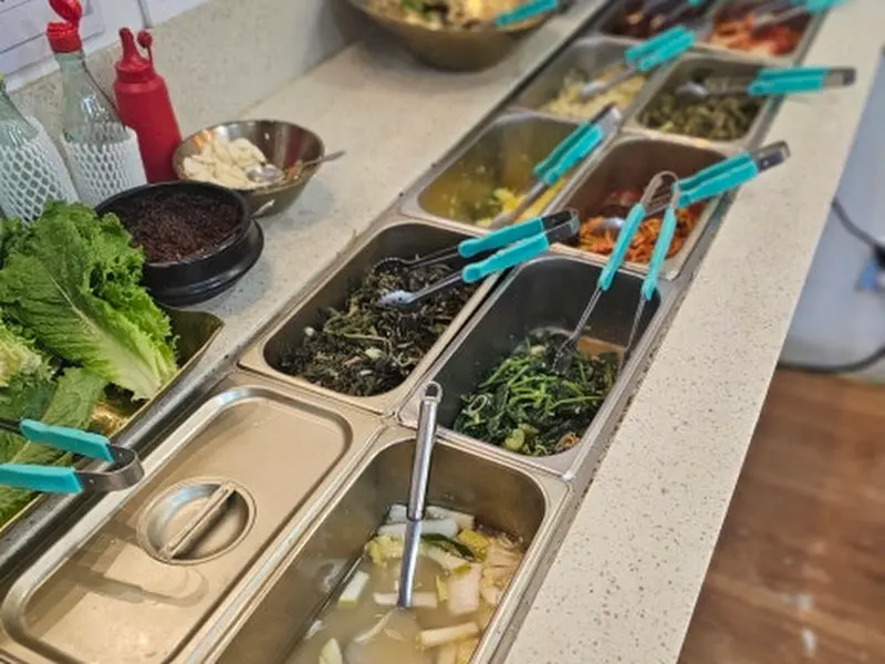 꽃누리들밥 셀프 코너