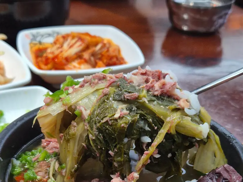 어머니대성집 해장국 건더기