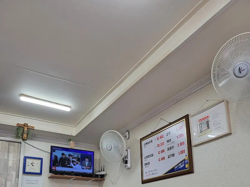 태백식당 내부 모습