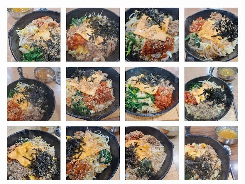 다양한 볶음밥 이미지