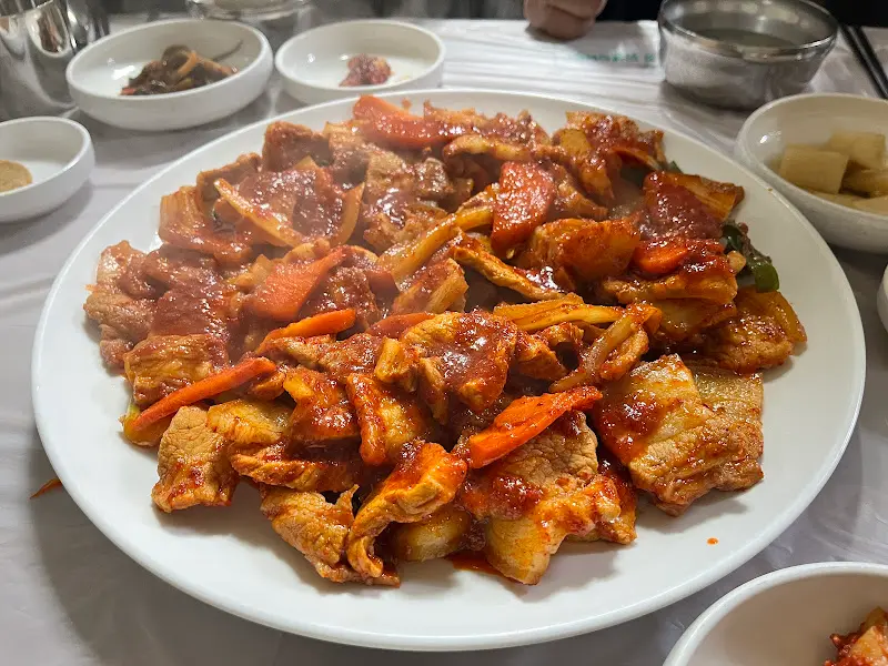 삼겹살 볶음 비주얼