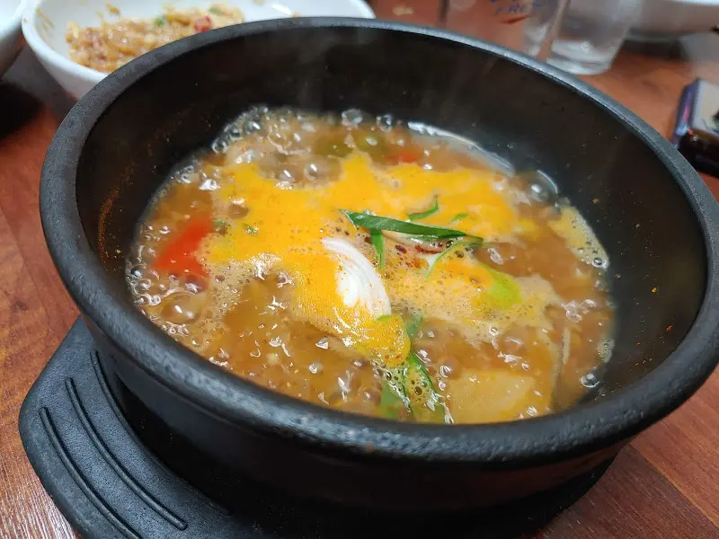 조기 매운탕의 클로즈업 샷