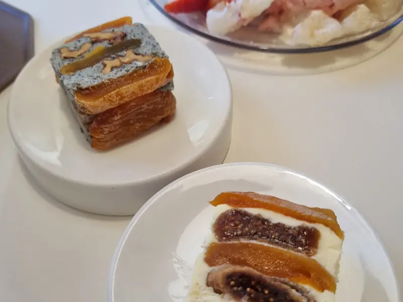 곶감 산도의 단면