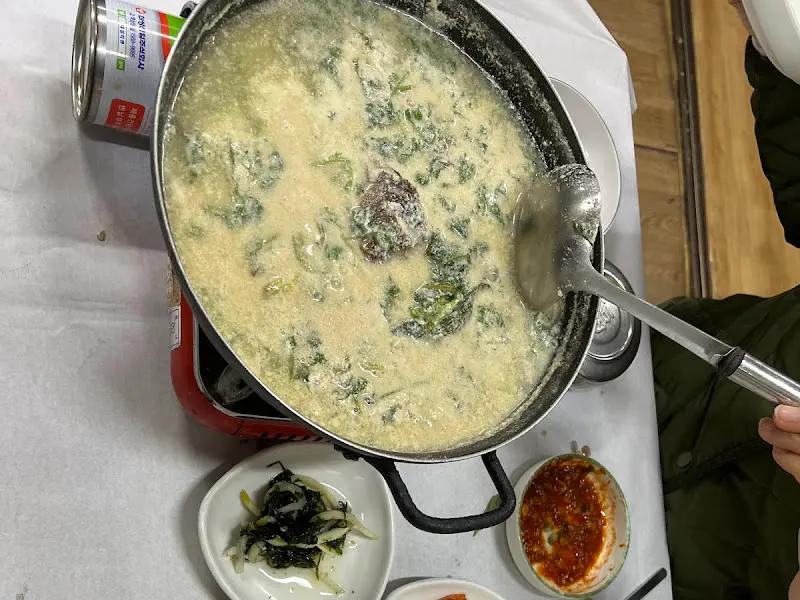 도다리 쑥국의 모습