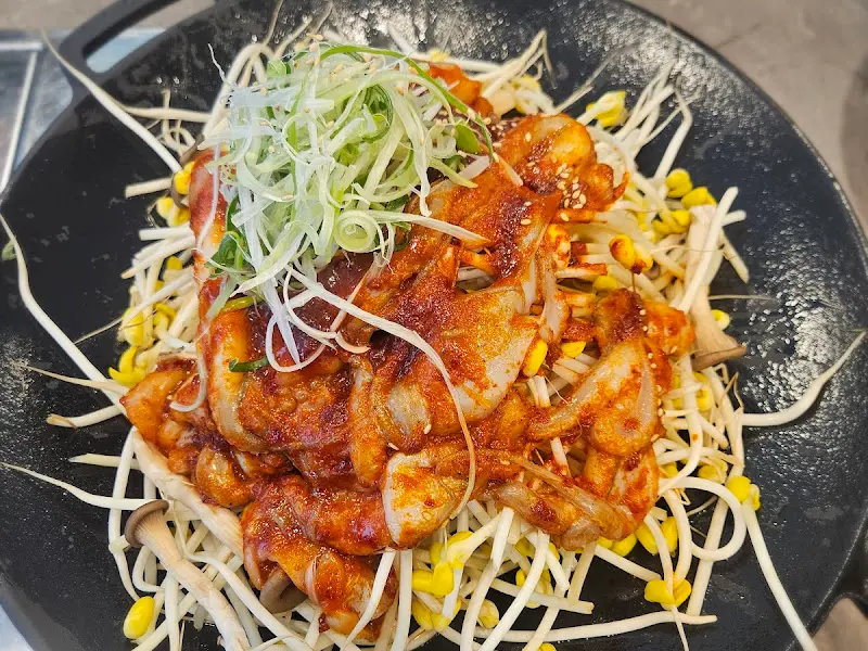 쭈꾸미 볶음 근접샷