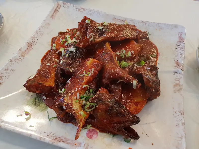 코다리찜 한 상 차림