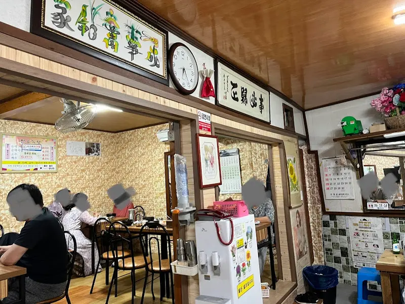 한우식당 내부