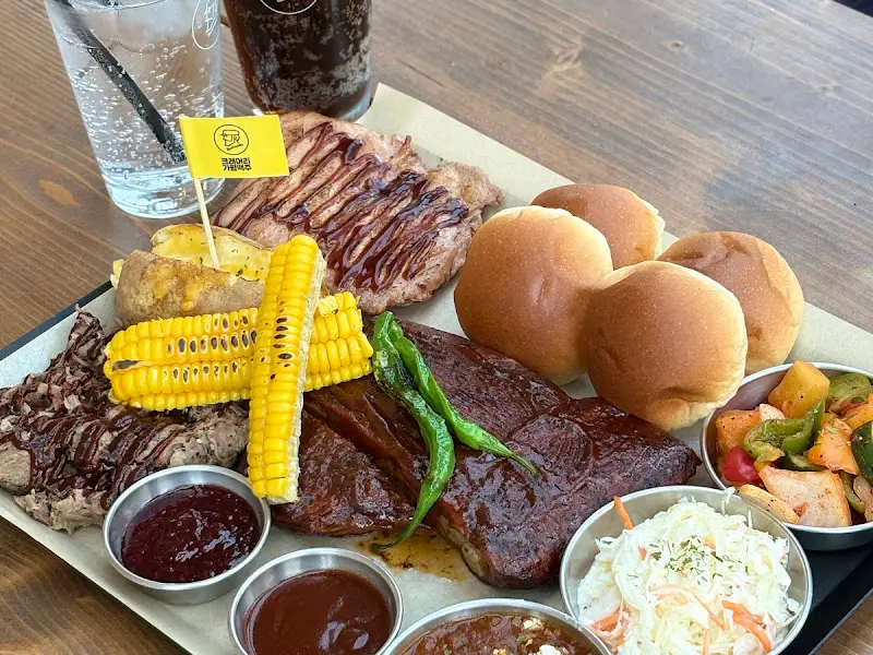 바베큐 플래터 전체샷