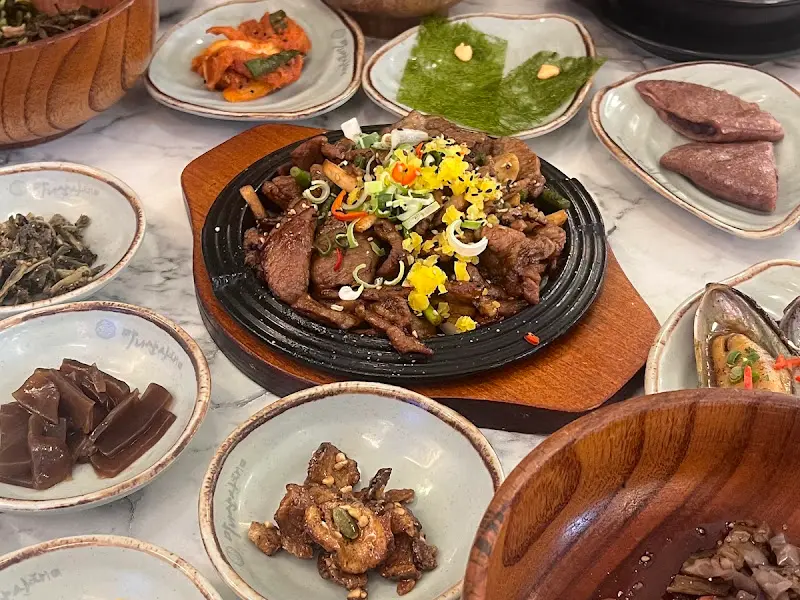 석갈비 한상차림