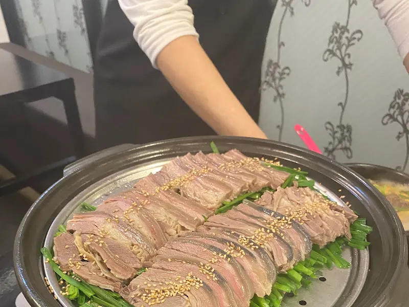 흑염소 수육 준비 과정