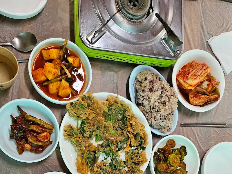 밑반찬 클로즈업