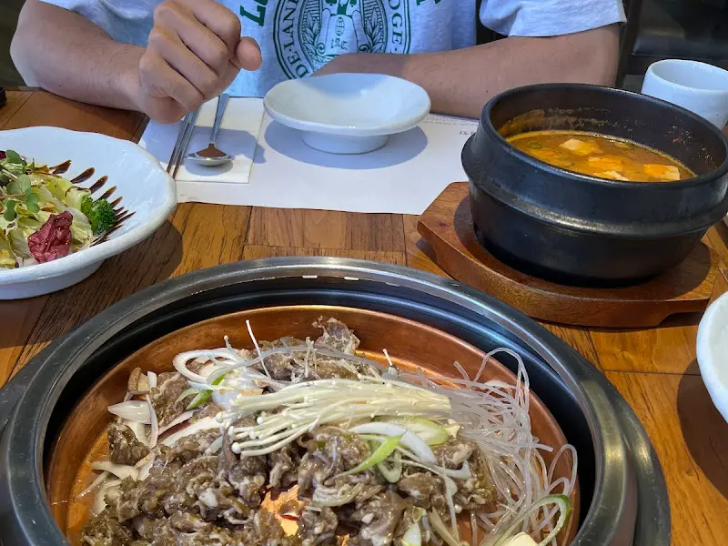 불고기 정식 한 상 차림