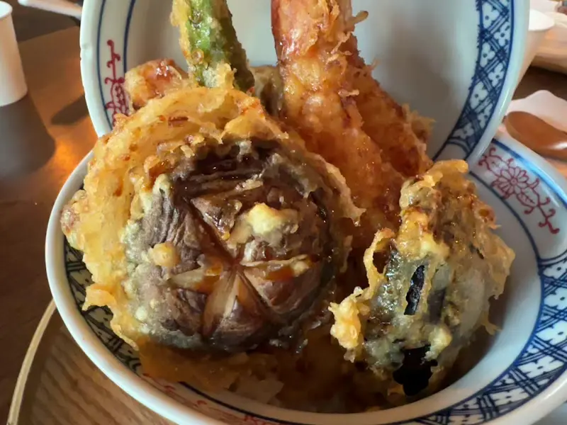 해바라기 식당 텐동 클로즈업