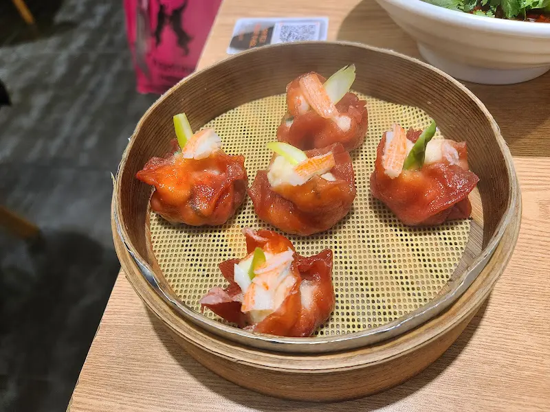 새우 아스파라거스 딤섬