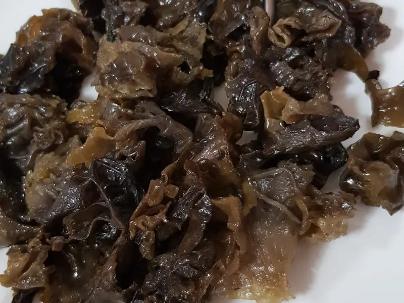 윤기가 흐르는 목이버섯