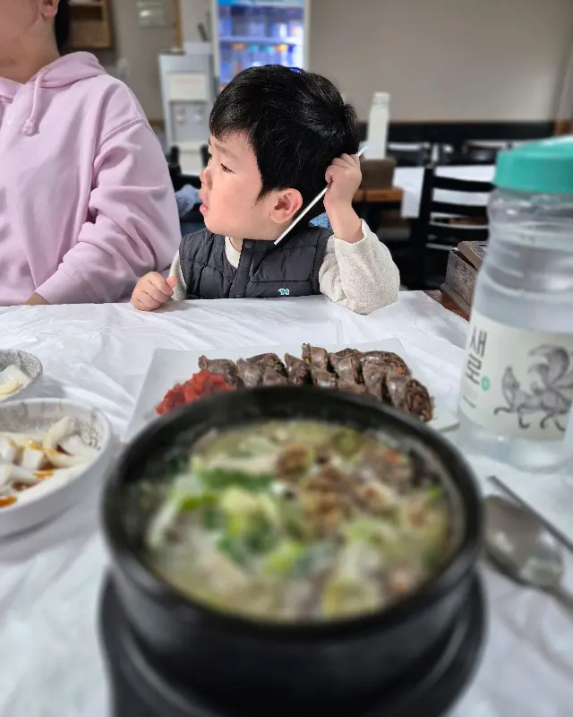 모듬순대의 다채로운 비주얼