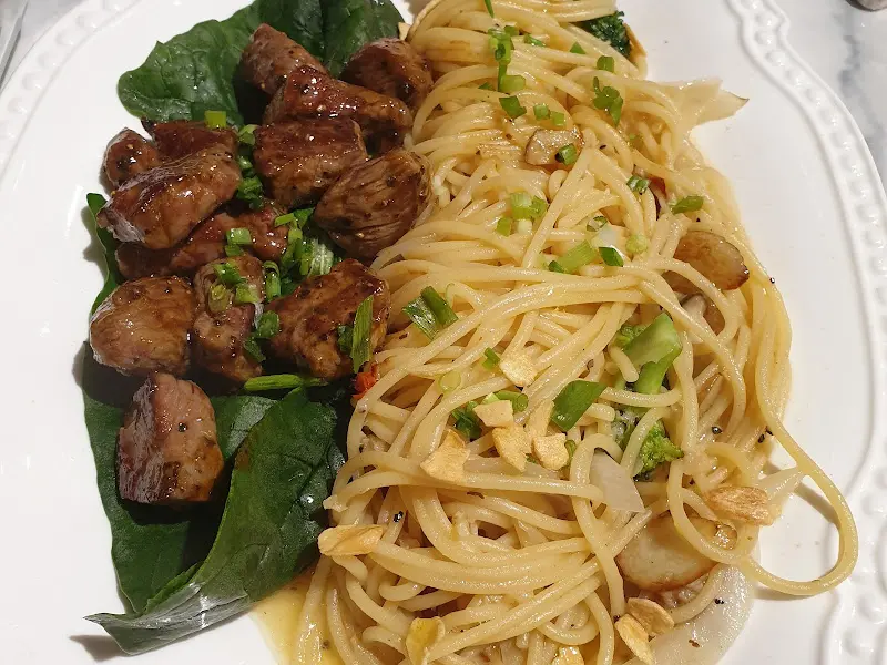 스테이크 알리오 올리오